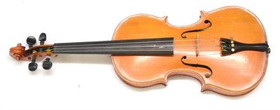 Lot 2062 - A 20th Century American Violin, labelled 'Violin L 10-20-60 M Babcock Ontario Calif', with a...