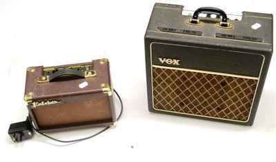 Lot 2093 - A Vox Guitar Amp, AC15 case with changed interior; and An Esteban G10 Amp