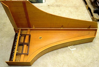 Lot 2119 - A Wooden Harpsichord by John Rooks, Ticknall 1978, with rosewood keys, 188cm by 75cm (needs...