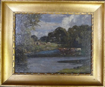 Lot 775 - Campbell Archibald Mellon RBA, ROI (1876-1955) "Late September, Hopton" Signed, inscribed on a...