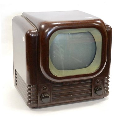 Lot 2139 - Bush TV22 Television in brown bakelite case; together with three Victoria & Albert Museum...