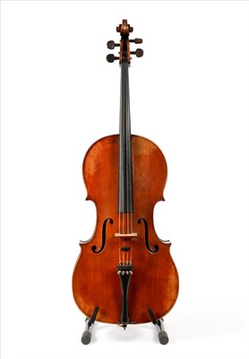 Lot 2020 - An Interesting Violoncello, possibly English, with hand written label 'Thomas Dodd Violoncello...