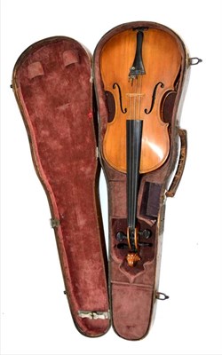 Lot 2034 - An Early 20th Century German Violin, labelled Gio Paolo Magini Fecit 1680', with a 362mm two...