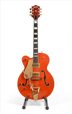 Lot 2067 - A Gretsch 6120LH Left Handed Guitar, serial number 017120-2778, circa 2002, with laminated...