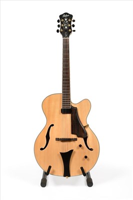 Lot 2100 - A Hofner Contemporary Series Jazz Guitar, model number HCT-J17, serial number J08300433, with...