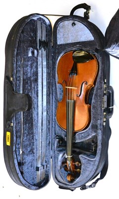 Lot 24 - An Early 20th Century French Violin, labelled 'Ch.J.B. Collin-Mezin, Luthier a Paris, Rue de...