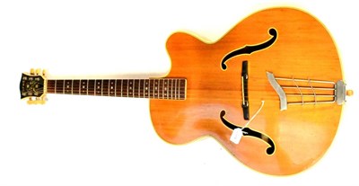 Lot 47 - A 1960s Hofner President Acoustic Jazz Body Guitar, with single cutaway, serial number 8317,...