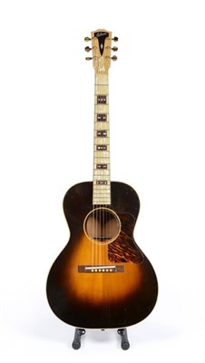 Lot 60 - A Gibson L Century, circa 1936, with flamed maple back and sides, spruce top, sunburst finish,...