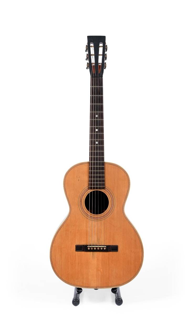 Lot 64 - A Marquette Branded Parlour Guitar, early 1900s, made by Lyon and Healy, Chicago, with rosewood...