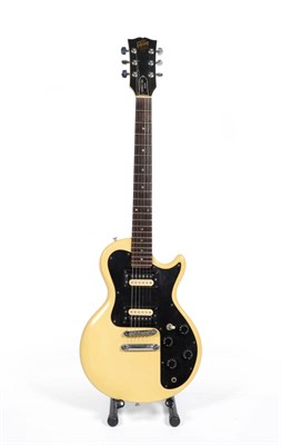 Lot 71 - A 1982 Gibson Sonex 180 Deluxe, serial number 82302616, cream painted body with bolt-on...