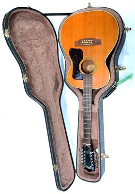 Lot 72 - A 1960s Guild F212 Twelve String Guitar, with mahogany back, sides and neck, rosewood...