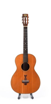 Lot 77 - A Roy Smeck Hawaiian Slide Guitar, made by the Harmony Company, Chicago, USA, retailed by W J...