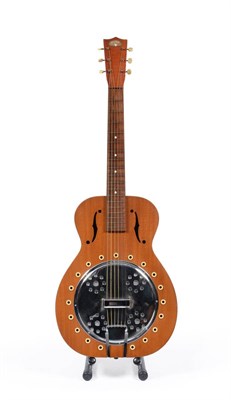 Lot 98 - A 1930s Beltone Faux Resonator, all laminated mahogany construction, with mahogany neck,...