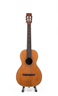 Lot 111 - A Lyon and Healy / Washburn Rosewood Bodied Six String Parlour Guitar, late 1800s, with...