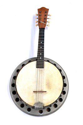 Lot 134 - A 1920s Stella Banjo/Mandolin, with large enclosed resonator