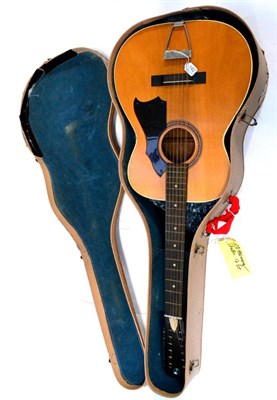 Lot 142 - A 1970s Stella Harmony Twelve String Acoustic Guitar, with brown lacquered body and neck, laminated