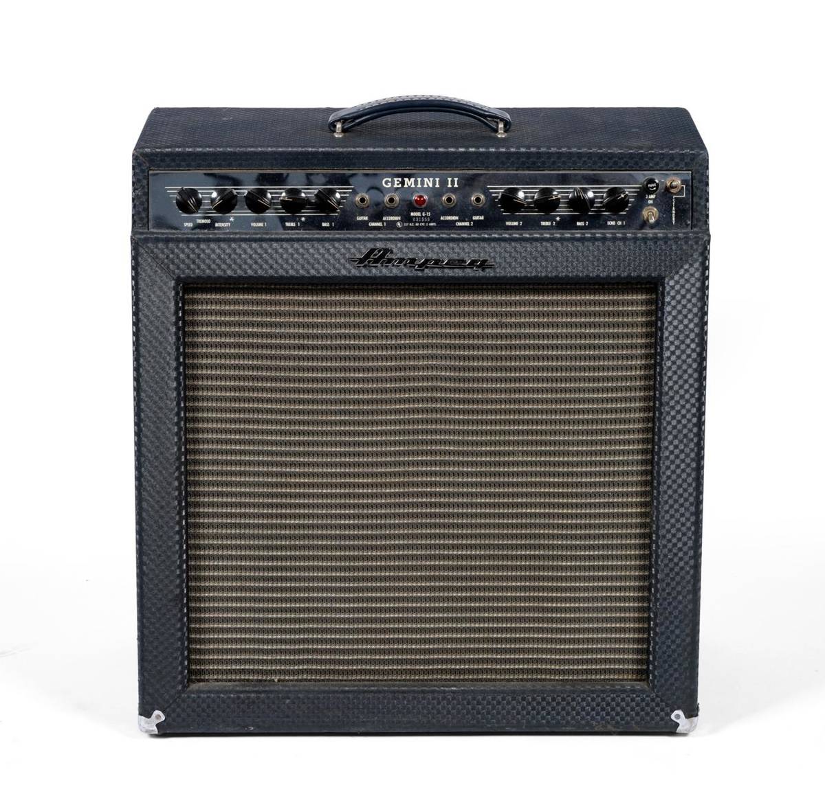 Lot 176 - An 1060s Ampeg Gemini II Amplifier, with 30