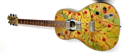 Lot 183 - A Custom Built 'Rat' Guitar, made by Tom Newman out of various parts, fitted with twin...