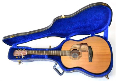 Lot 196 - A Michael Gurian Workshops Koa and Spruce Acoustic Guitar, circa 1980, serial no:D1958, with...