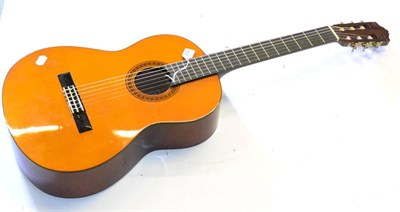 Lot 204 - A Yamaha CG110A Classical Guitar, with laminated mahogany back and sides, laminate top,...