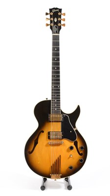 Lot 214 - A Gibson Howard Roberts Fusion Semi-Acoustic Electric Guitar, serial number 94025381, circa...