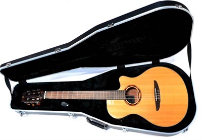 Lot 217 - A Yamaha NTX700 Nylon String Electro Acoustic Guitar, with mahogany back, sides and neck,...