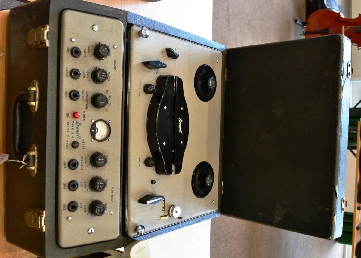 Lot 254 - A Brenell Mk 5M Series 3 Reel to Reel Tape Recorder, previously owned and used by Tom Newman of the