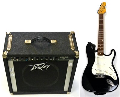 Lot 54 - Two Cased Guitars - Tanglewood Model TMO-7NC semi acoustic and an Encore Strat style electric,...