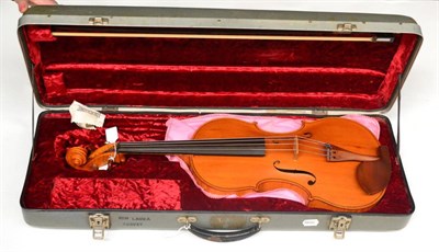 Lot 21 - A 20th Century English Viola, labelled 'William N Shepherd Maker Ashford Mddx 1974', with a...