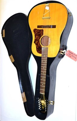 Lot 52 - A 1960s Gibson B45 Twelve String Guitar, model number B4512, serial number 097087, mahogany...