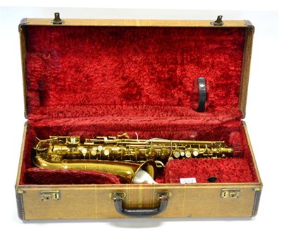 Lot 2024 - Conn Alto Saxophone 'Lady Face' Model serial no.M272315A, original lacquer, underslung neck, rolled