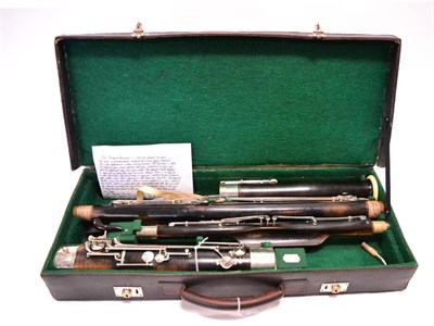 Lot 2027 - Heckel Bassoon C1890-92 serial no.3667, with nickel silver key work, the Bassoon seems to be at...