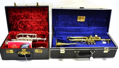 Lot 2036 - Imperial Cornet By Boosey & Hawkes satin silverplate finish, in fitted case; with Kosikup...