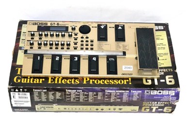 Lot 2040 - Boss GT-6 Guitar Effects Processor (boxed)