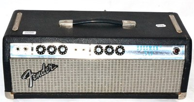 Lot 2056 - Fender Silverface Bassman 50 Amp Head, made in U.S.A., serial number A69111