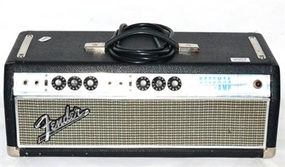 Lot 2057 - Fender Silverface Bassman Guitar Amp Head, made in U.S.A, serial number A34665