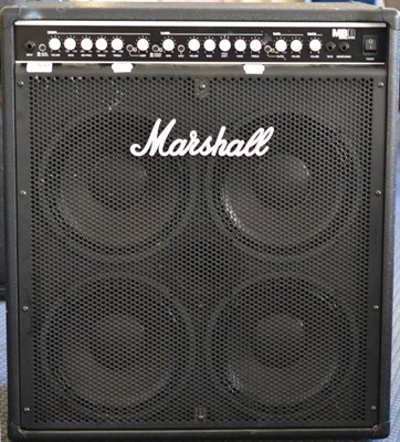 Lot 2100 - Marshall MB Series B4410 Guitar Amplifier, with Chanel and Blend pedal, in soft case