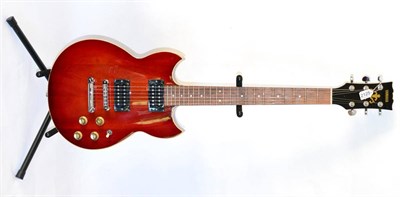 Lot 2125 - Yamaha SG500B Guitar no.OX 09269 Made in Taiwan, cherry body, twin humbucker pick-ups, rosewood...