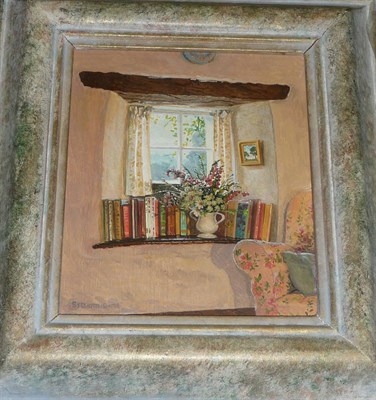 Lot 857 - Stephen Darbishire RBA (b.1940)  "The Inglenook Window" Signed, inscribed on an exhibition...