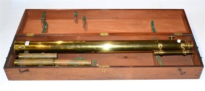 Lot 2223 - G.S.Wood, Late Abraham' Single Drawer Telescope and dating from around 1870, with 3' objective lens