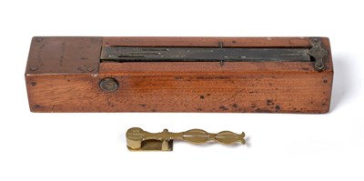 Lot 2252 - Nixey's Patent (Soho, London) Counterfeit Coin Detector rocker mechanism with slots for 5/,...