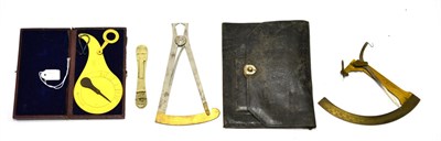 Lot 2254 - Pendulum Balances (i) Carl Langenberg (Leipzig) 'Gramm per 1 Meter in leather case with thin square