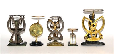 Lot 2257 - Ph J Maul (Hamburg) Columbus Pendulum Letter Scale with cast iron base and brass twin pendulum;...