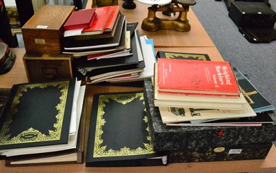 Lot 2276 - Various Scales Related Paperwork And Books including facsimile catalogues, copies of...