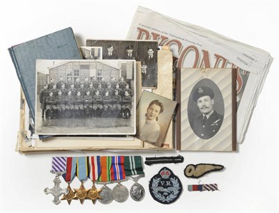 Lot 4 - A Second World War RAF Gallantry Group, to FLT. LT. W.A. LENNARD. R.A.F.V.R., comprising...