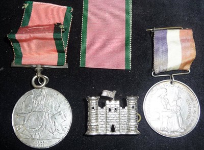 Lot 15 - A Turkish Crimea Medal, to NO 917 PTE.JAS.CAMPBELL. 5TH DRAGOON GDS.; an Inniskilling Dragoon...