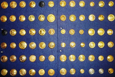 Lot 37 - A Collection of One Hundred and Eight Maritime Buttons, including Royal Navy Admiral's and...