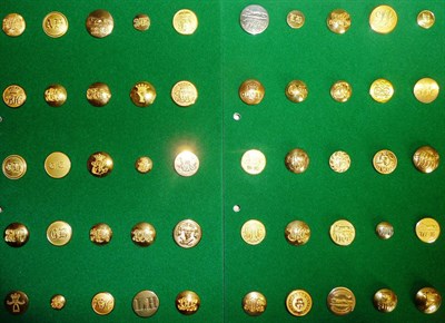 Lot 42 - A Collection of Seventy Five Hunt Buttons, including Atherstone, Albrighton, Bedale, Duke of...