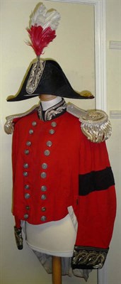 Lot 87 - A Late 19th Century Ceremonial Uniform to Sir Francis Sharp Powell Bart. M.P., comprising a red...