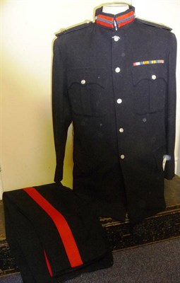 Lot 89 - A Lord Lieutenant's Undress Uniform, of a blues tunic with shoulder straps, First World War...